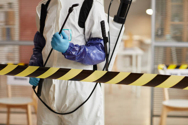 Professional Biohazard Cleanup technician working in Vandalia, IL